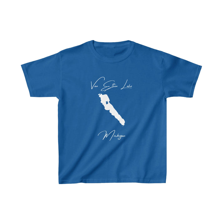 Michigan  Van  Etten  Lake  Youth  T-shirt  front  position  view  from  front  royal.webp