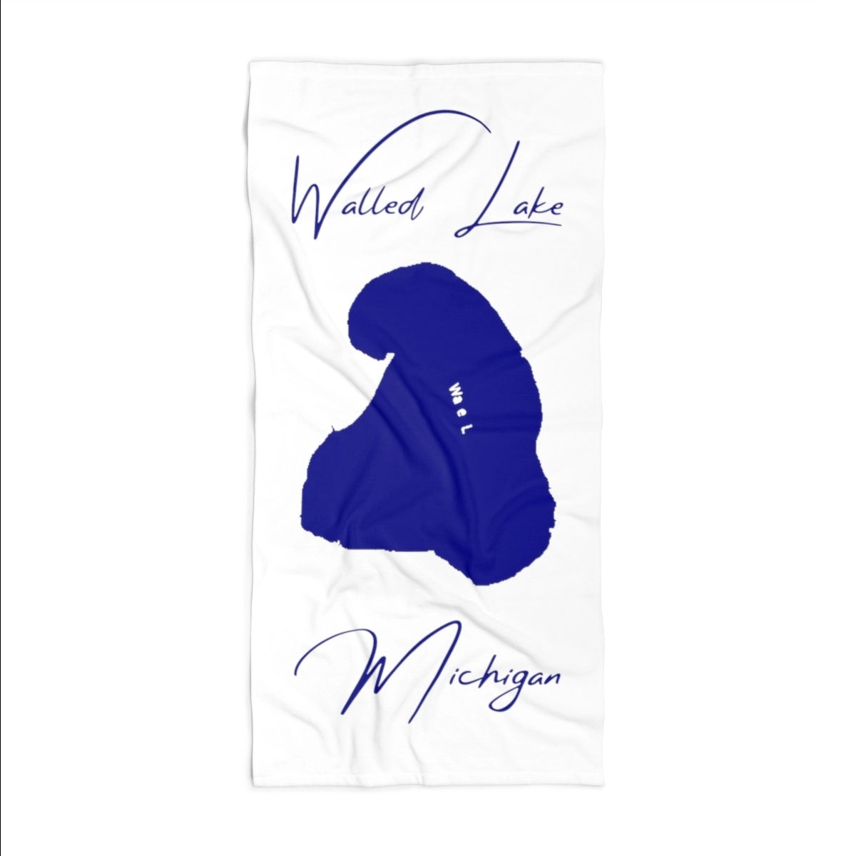 Michigan  Walled  Lake  Beach  Towel  front  position  view  from  front  36  x  72.webp