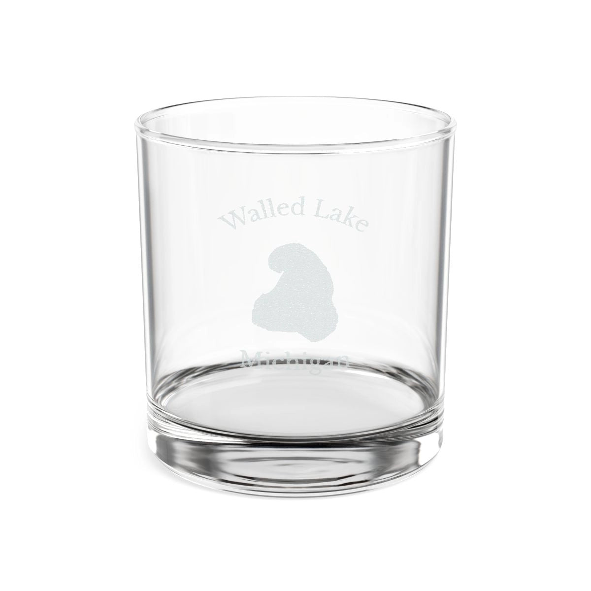 Michigan  Walled  Lake  Engraved  Whiskey  Glass  other  position  view  from  front  10.5oz.webp