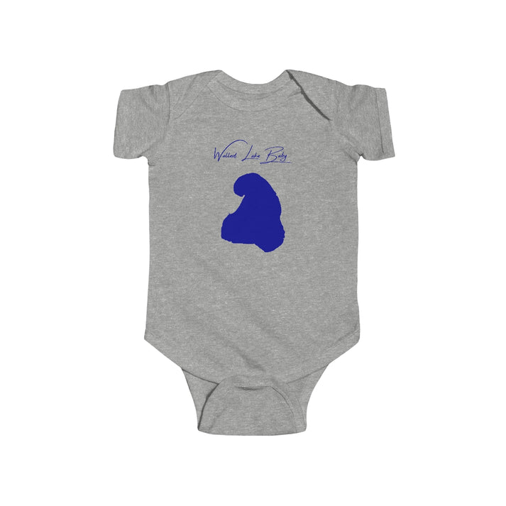 Michigan  Walled  Lake  Onesie  front  position  view  from  front  heather.webp