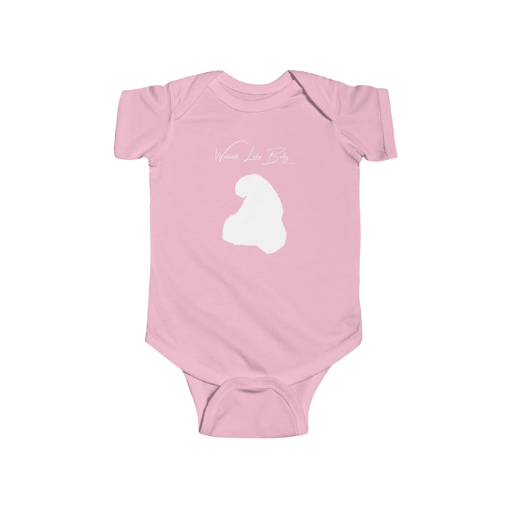 Michigan  Walled  Lake  Onesie  front  position  view  from  front  pink.webp