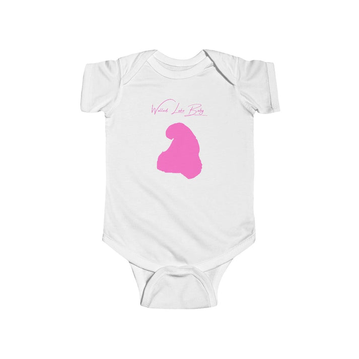 Michigan  Walled  Lake  Onesie  front  position  view  from  front  white.webp