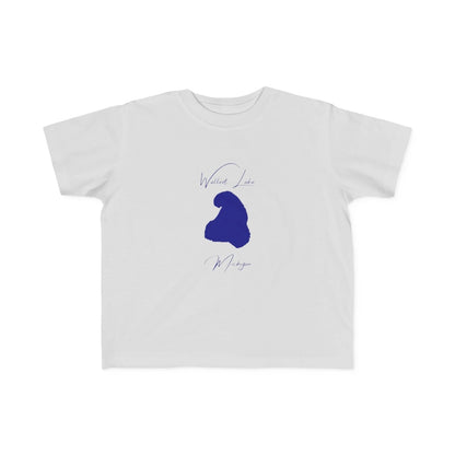 Michigan  Walled  Lake  Toddler  T-shirt  front  position  view  from  front  silver.webp