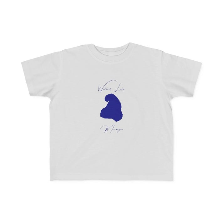 Michigan  Walled  Lake  Toddler  T-shirt  front  position  view  from  front  silver.webp