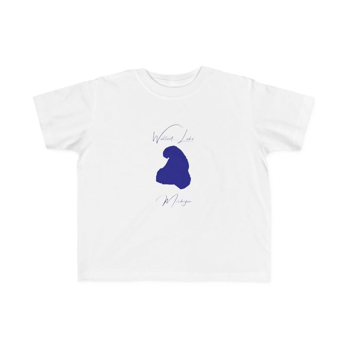 Michigan  Walled  Lake  Toddler  T-shirt  front  position  view  from  front  white.webp