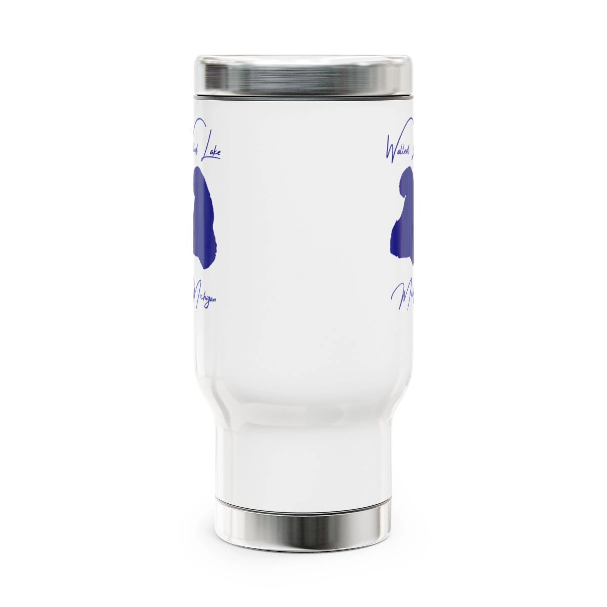 Michigan  Walled  Lake  Travel  Mug  other  position  view  from  front  14oz.webp