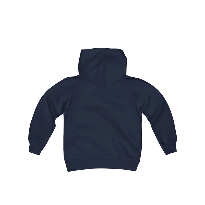Michigan  Walled  Lake  Youth  Hoodie  back  position  view  from  back  navy.webp
