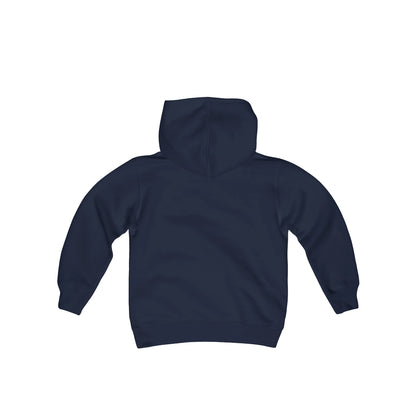 Michigan  Walled  Lake  Youth  Hoodie  back  position  view  from  back  navy.webp