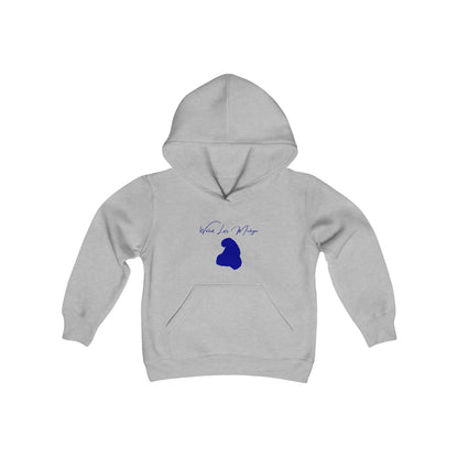 Michigan  Walled  Lake  Youth  Hoodie  front  position  view  from  front  sport  grey.webp
