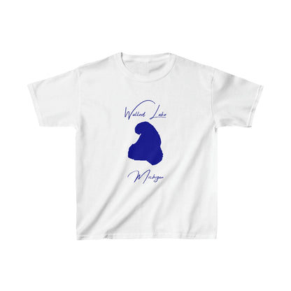 Michigan  Walled  Lake  Youth  T-shirt  front  position  view  from  front  white.webp