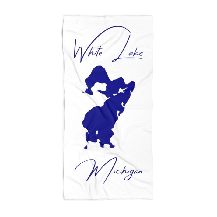 Michigan  White  Lake  Beach  Towel  front  position  view  from  front  36  x  72.webp