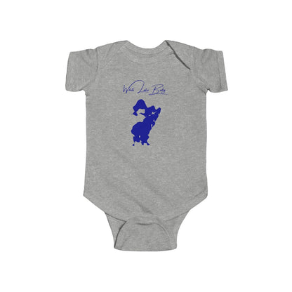 Michigan  White  Lake  Onesie  front  position  view  from  front  heather.webp