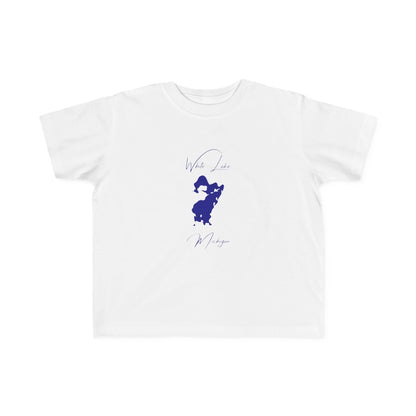 Michigan  White  Lake  Toddler  T-shirt  front  position  view  from  front  white.webp