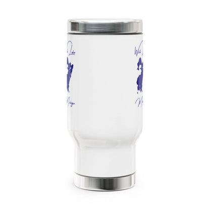 Michigan  White  Lake  Travel  Mug  other  position  view  from  front  14oz.webp