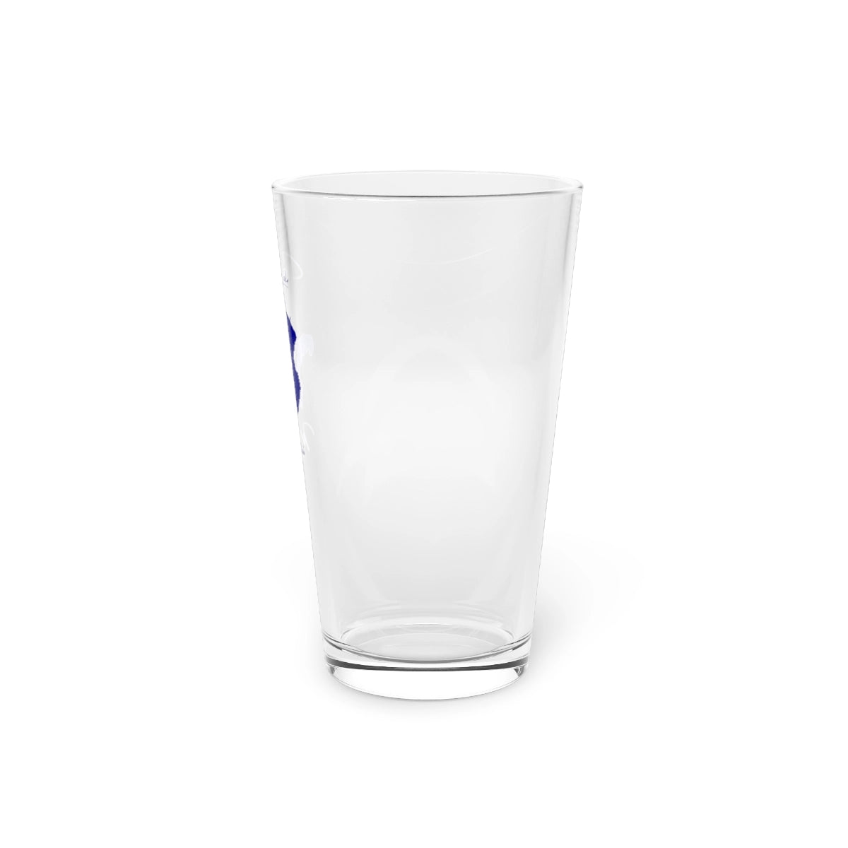 Minnesota  Cass  Lake  16oz  Pint  Glass  front  position  view  from  right  16oz.webp