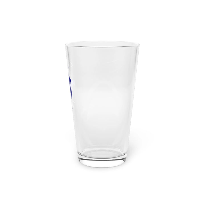 Minnesota  Cass  Lake  16oz  Pint  Glass  front  position  view  from  right  16oz.webp