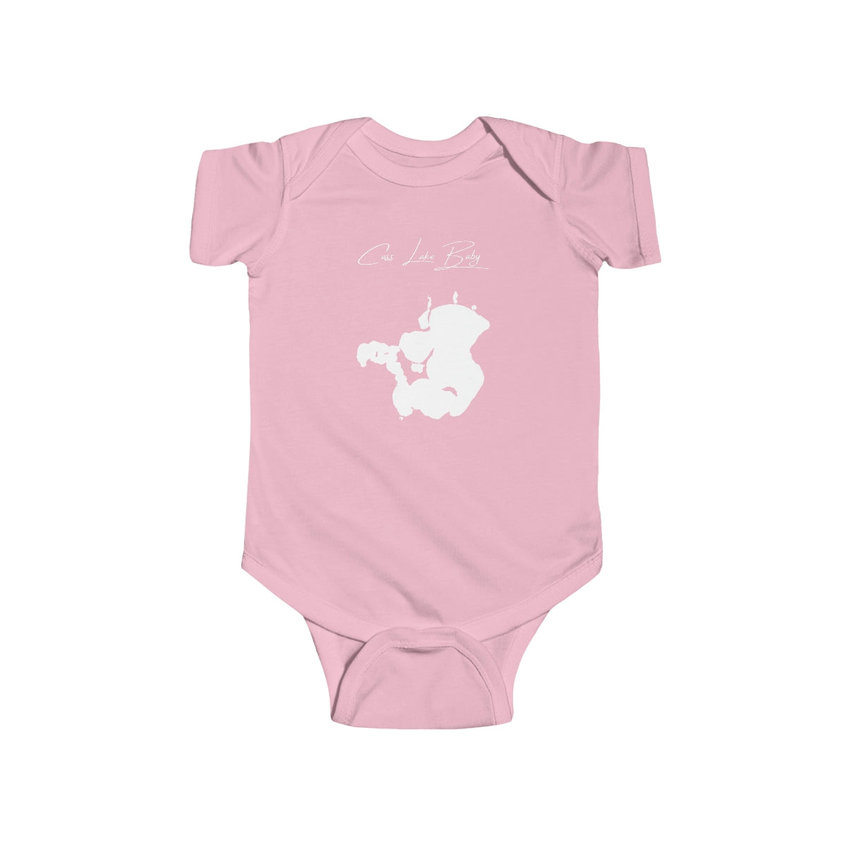 Minnesota  Cass  Lake  Onesie  front  position  view  from  front  pink.webp
