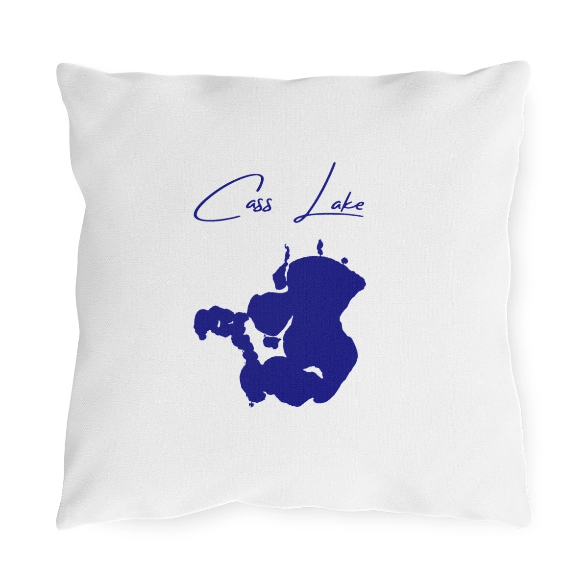 Minnesota  Cass  Lake  Outdoor  Pillow  front  position  view  from  front  16  x  16.webp