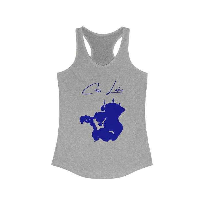 Minnesota  Cass  Lake  Racerback-Tank  front  position  view  from  front  heather  grey.webp