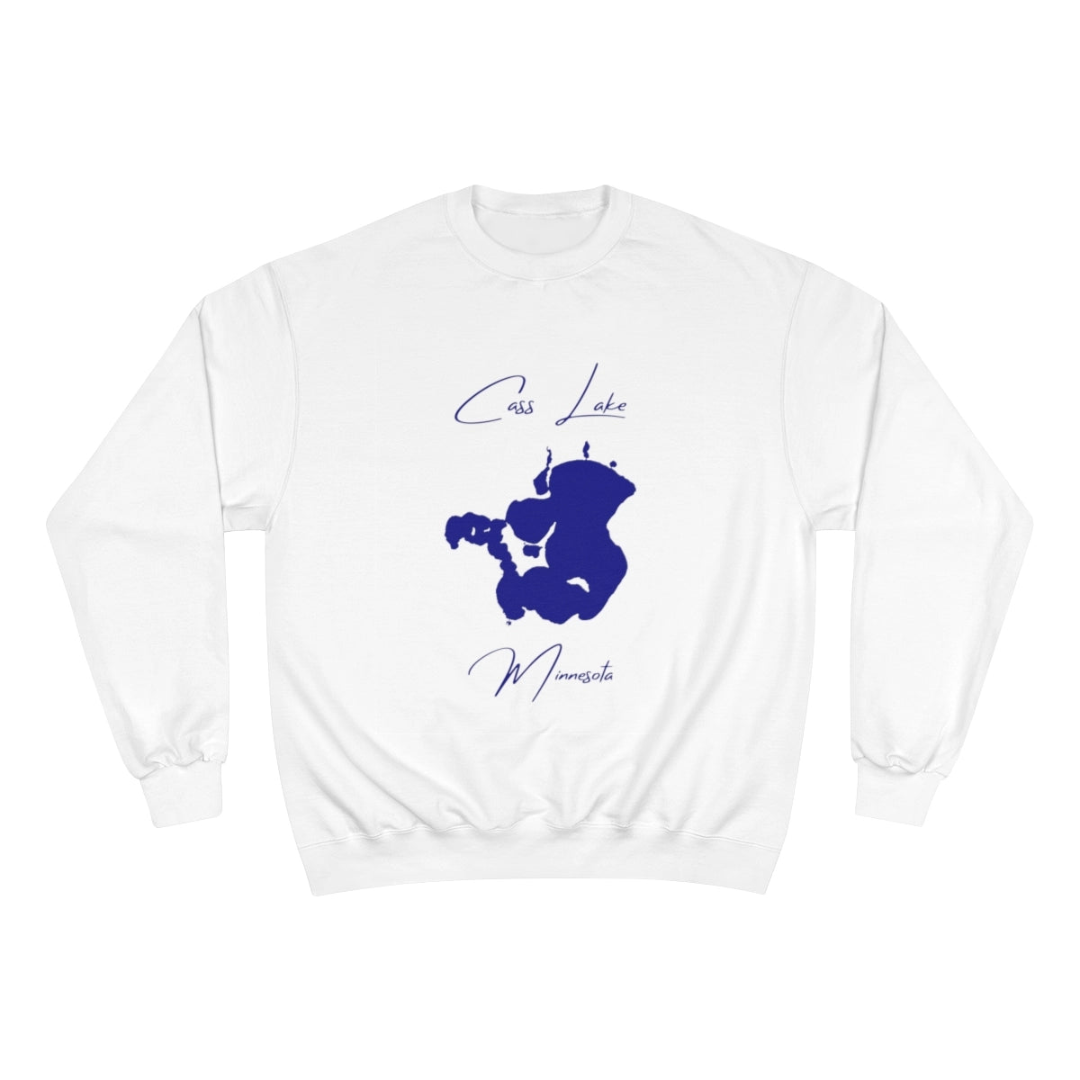 Minnesota  Cass  Lake  Sweatshirt  front  position  view  from  front  white.webp