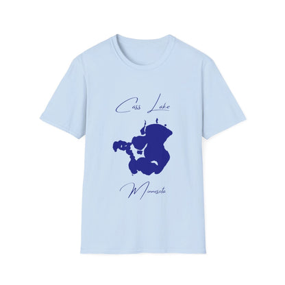 Minnesota  Cass  Lake  T-shirt  front  position  view  from  front  light  blue.webp