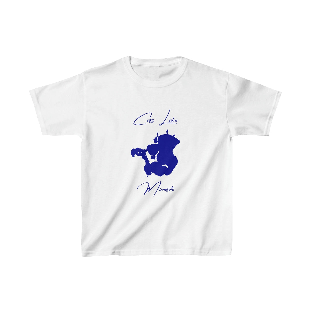 Minnesota  Cass  Lake  Youth  T-shirt  front  position  view  from  front  white.webp