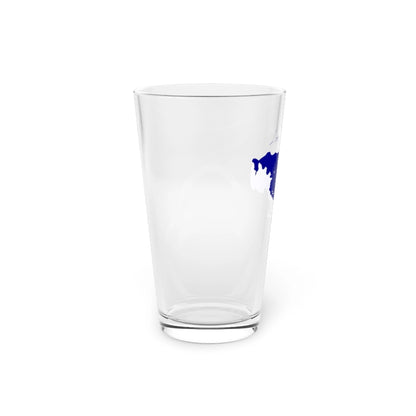Minnesota  Lake  Alexander  16oz  Pint  Glass  front  position  view  from  left  16oz.webp