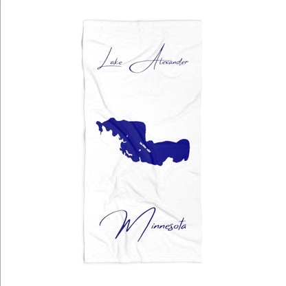 Minnesota  Lake  Alexander  Beach  Towel  front  position  view  from  front  36  x  72.webp