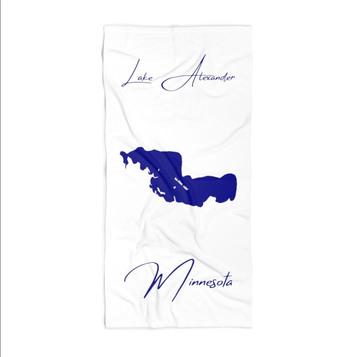 Minnesota  Lake  Alexander  Beach  Towel  front  position  view  from  front  36  x  72.webp