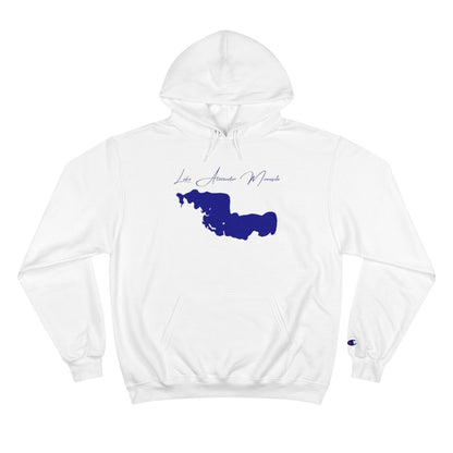 Minnesota  Lake  Alexander  Hoodie  front  position  view  from  front  white.webp