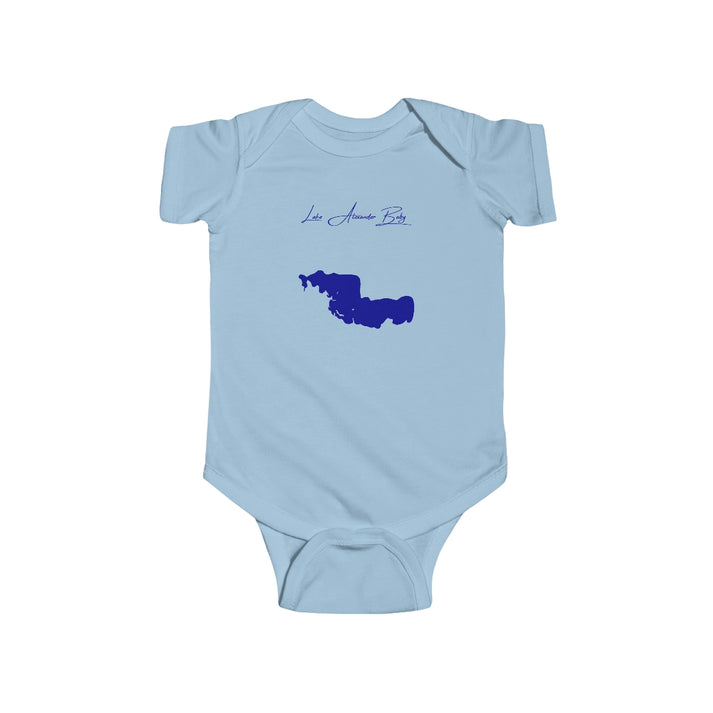 Minnesota  Lake  Alexander  Onesie  front  position  view  from  front  light  blue.webp