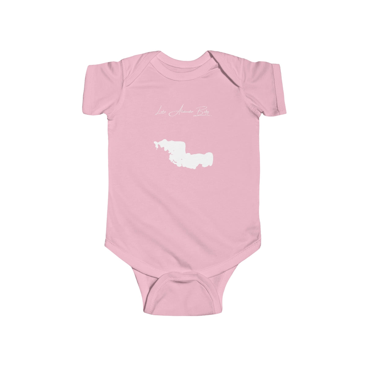 Minnesota  Lake  Alexander  Onesie  front  position  view  from  front  pink.webp