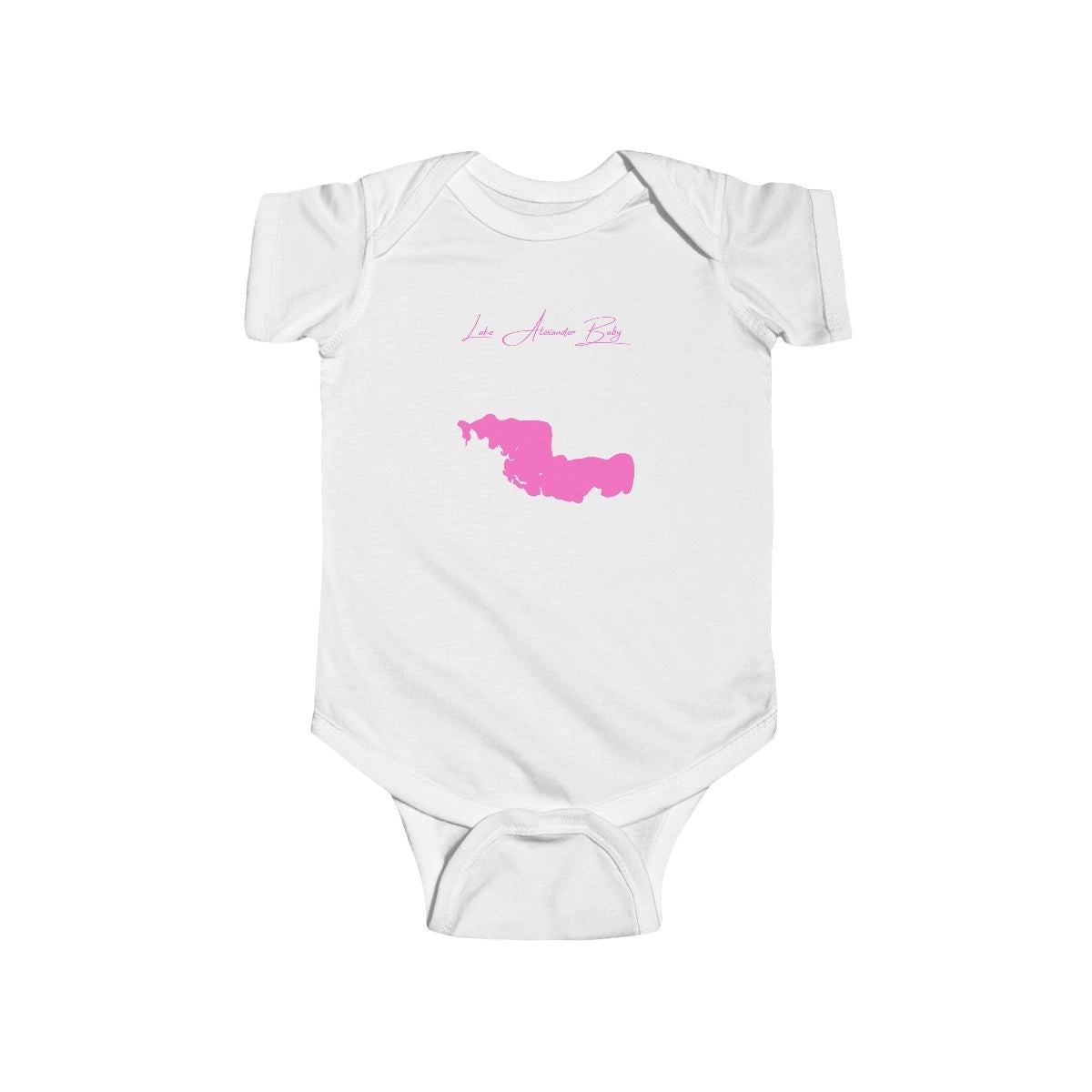 Minnesota  Lake  Alexander  Onesie  front  position  view  from  front  white.webp