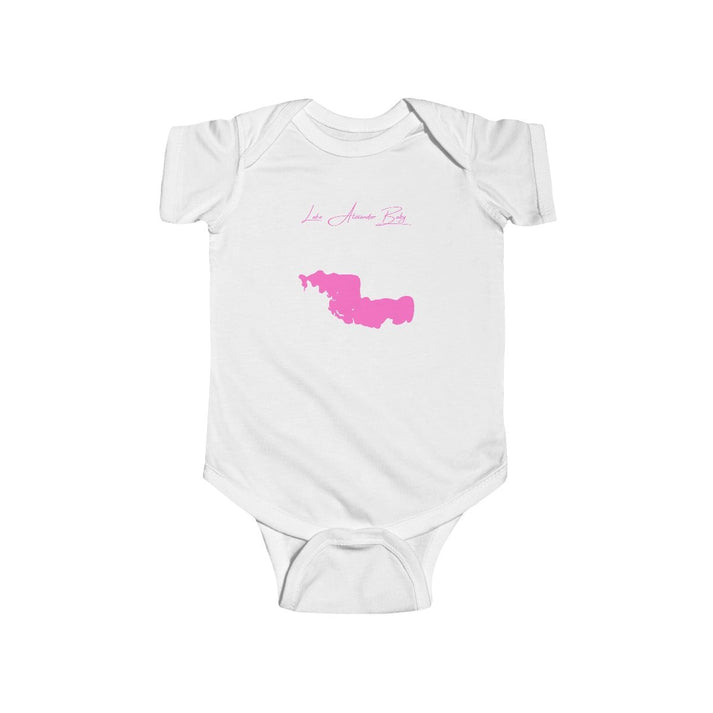 Minnesota  Lake  Alexander  Onesie  front  position  view  from  front  white.webp
