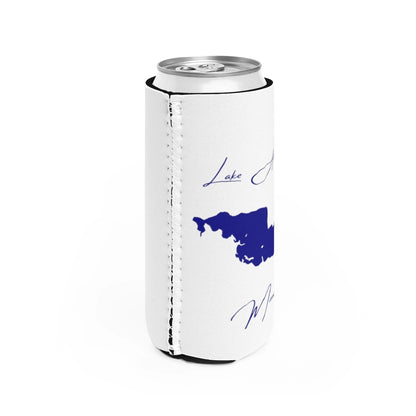 Minnesota  Lake  Alexander  Slim  Can  Koozie  all  position  view  from  right  white.webp
