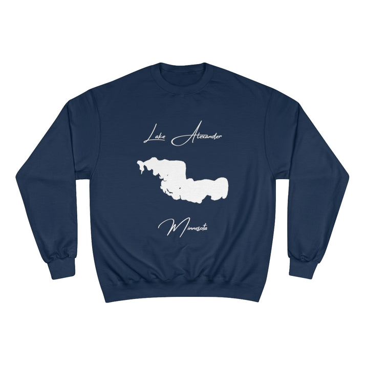 Minnesota  Lake  Alexander  Sweatshirt  front  position  view  from  front  navy.webp
