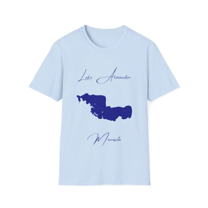 Minnesota  Lake  Alexander  T-shirt  front  position  view  from  front  light  blue.webp