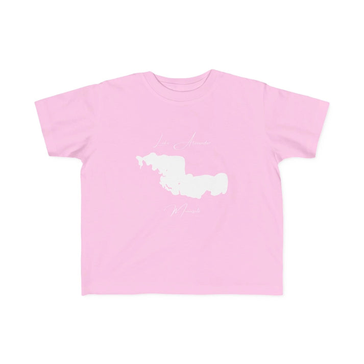 Minnesota  Lake  Alexander  Toddler  T-shirt  front  position  view  from  front  pink.webp