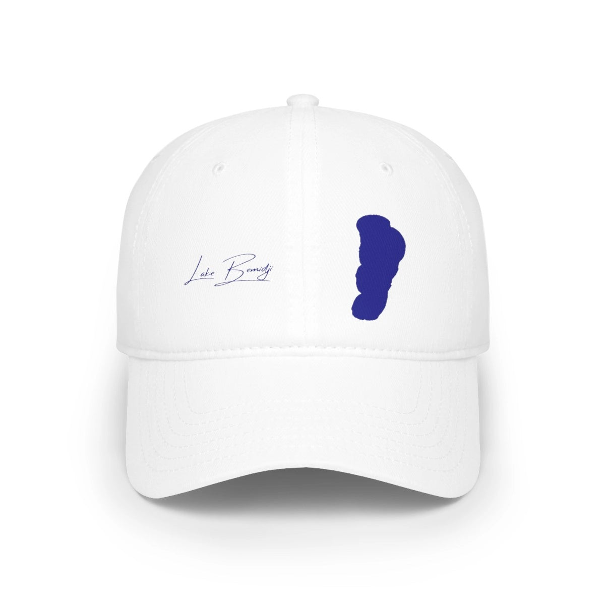 Minnesota  Lake  Bemidji  Baseball  Cap  front  position  view  from  front  one  size.webp