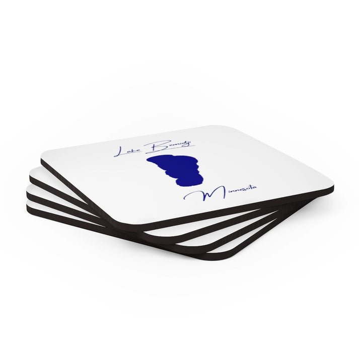Minnesota  Lake  Bemidji  Coaster  Set  front  position  view  from  stacked  3.75  x  3.75.webp