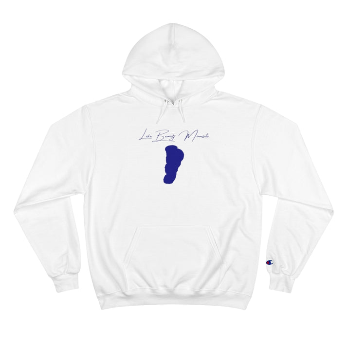 Minnesota  Lake  Bemidji  Hoodie  front  position  view  from  front  white.webp