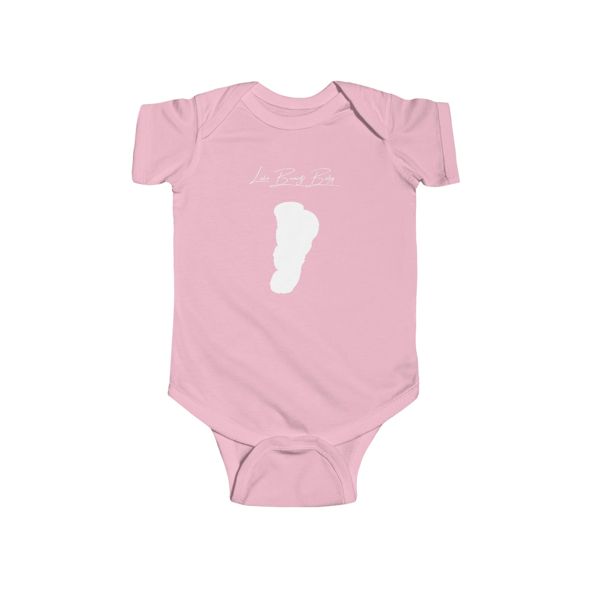 Minnesota  Lake  Bemidji  Onesie  front  position  view  from  front  pink.webp