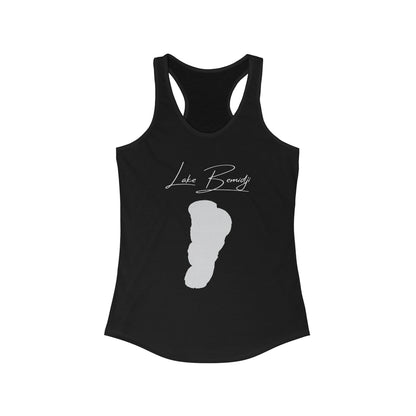 Minnesota  Lake  Bemidji  Racerback-Tank  front  position  view  from  front  solid  black.webp