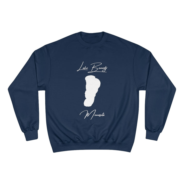 Minnesota  Lake  Bemidji  Sweatshirt  front  position  view  from  front  navy.webp