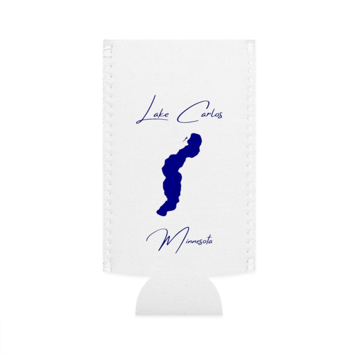 Minnesota  Lake  Carlos  Slim  Can  Koozie  front  position  view  from  flat-front  white.webp