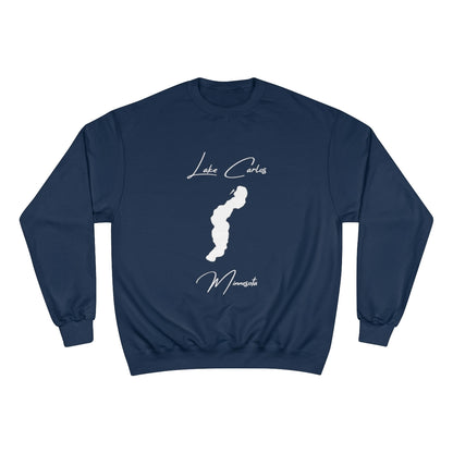 Minnesota  Lake  Carlos  Sweatshirt  front  position  view  from  front  navy.webp