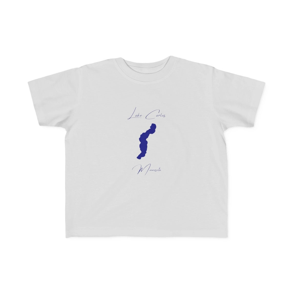 Minnesota  Lake  Carlos  Toddler  T-shirt  front  position  view  from  front  silver.webp