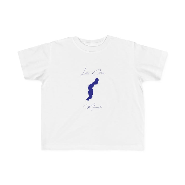 Minnesota  Lake  Carlos  Toddler  T-shirt  front  position  view  from  front  white.webp