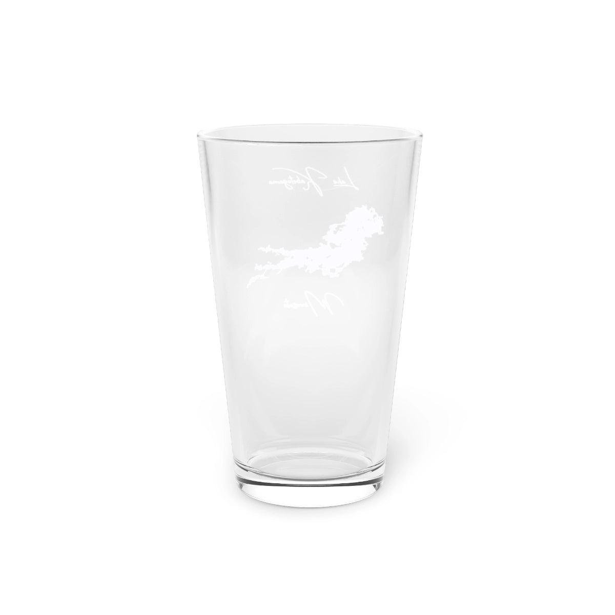 Minnesota  Lake  Kabetogama  16oz  Pint  Glass  front  position  view  from  back  16oz.webp