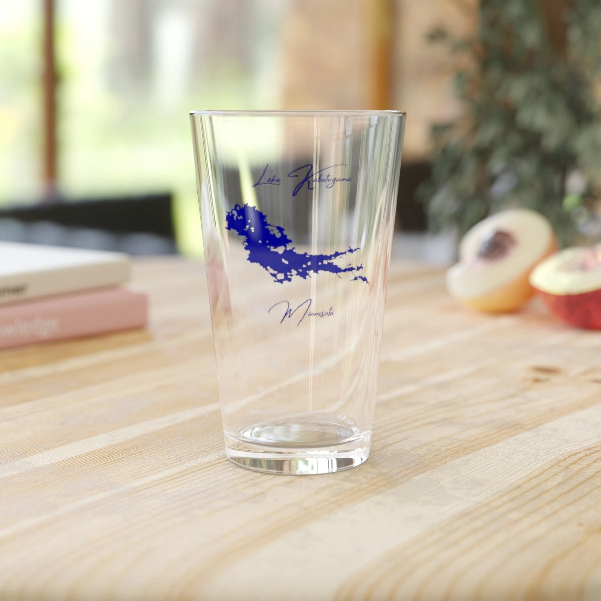 Minnesota  Lake  Kabetogama  16oz  Pint  Glass  front  position  view  from  context-2  16oz.webp